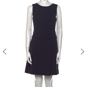 Marc By Marc Jacobs Navy Sleeveless Mini Dress wool XS
